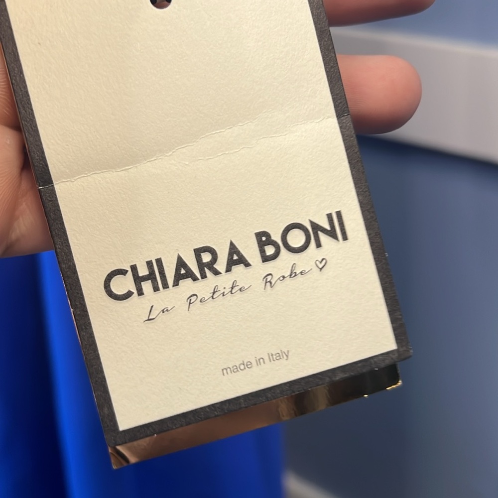Chiara Boni  Blue Dress NWT Size 48 - Picture 10 of 12